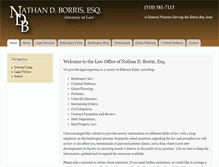 Tablet Screenshot of borrislaw.com